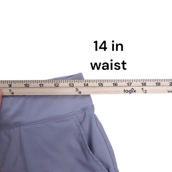 Orvis Skort Active Athletic‎ Golf Skirt Pockets Pull On Lavender/Gray Size S - Picture 10 of 11